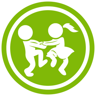 Icono niños jugando