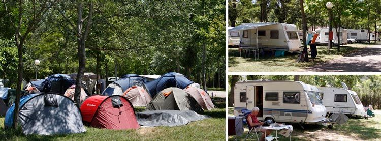 Camping Fuentes Blancas acampada